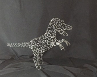 Velociraptor Topiary Frame