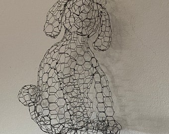 Poodle topiary frame sitting