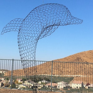 Dolphin Topiary Frame (48")