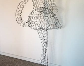 Flamingo Topiary Frame