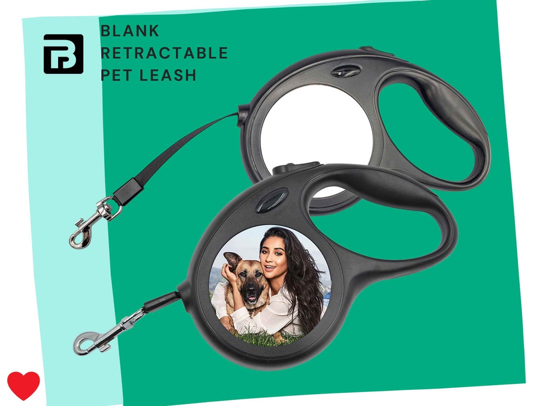 Sublimation Blank Leash Retractable Dog Cat Pet Walking Leash Tangle