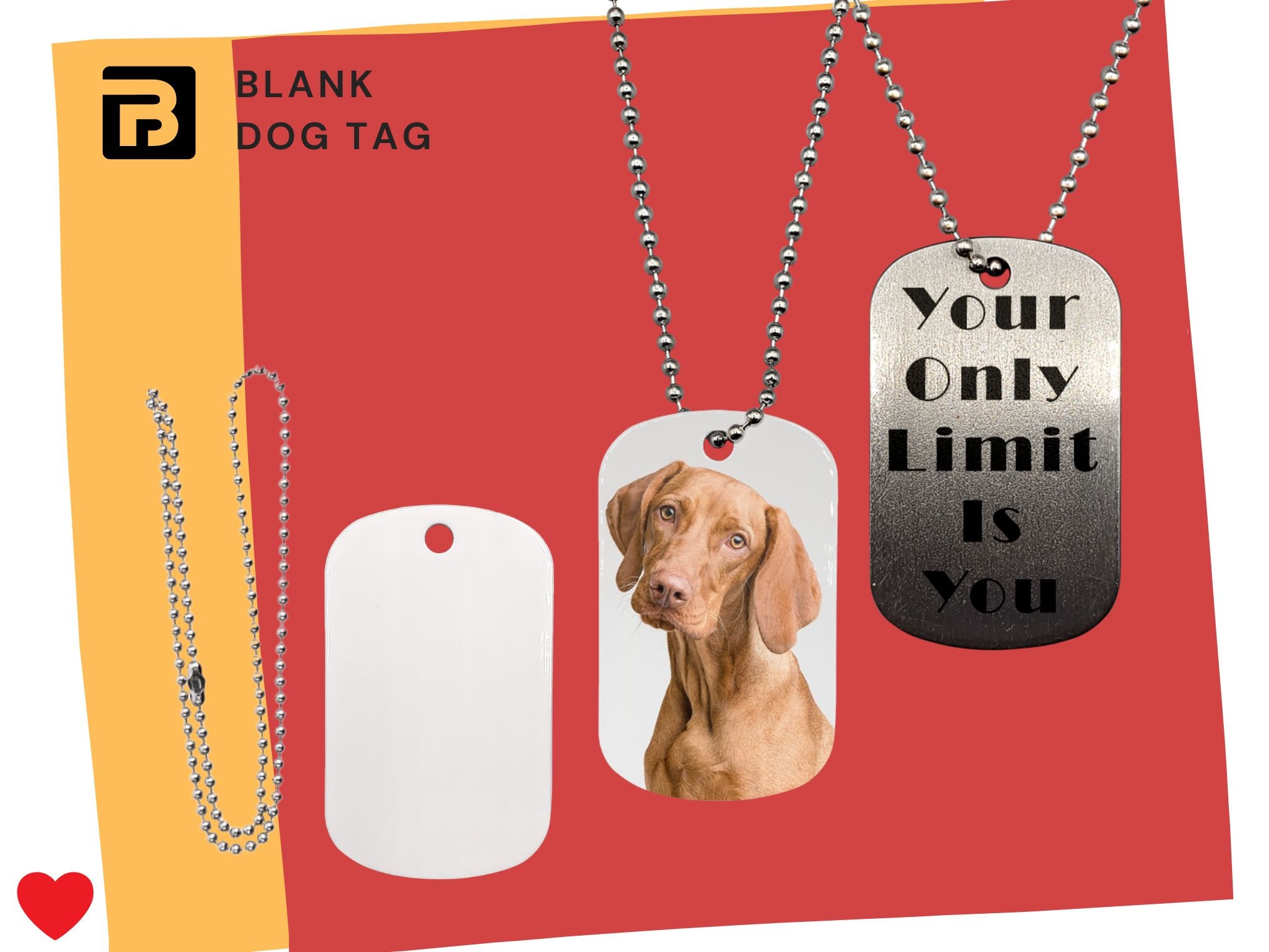 Sublimation Blank Dog Tags IN STOCK NOW - Small– Laser Reproductions Inc.