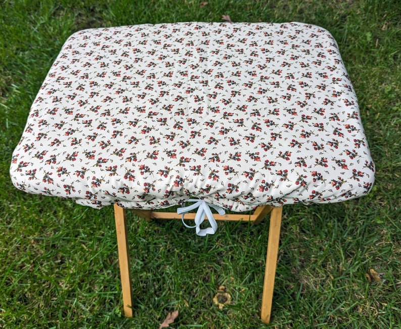 Tray Table Ironing Board Cover reversible and Removable With Insul