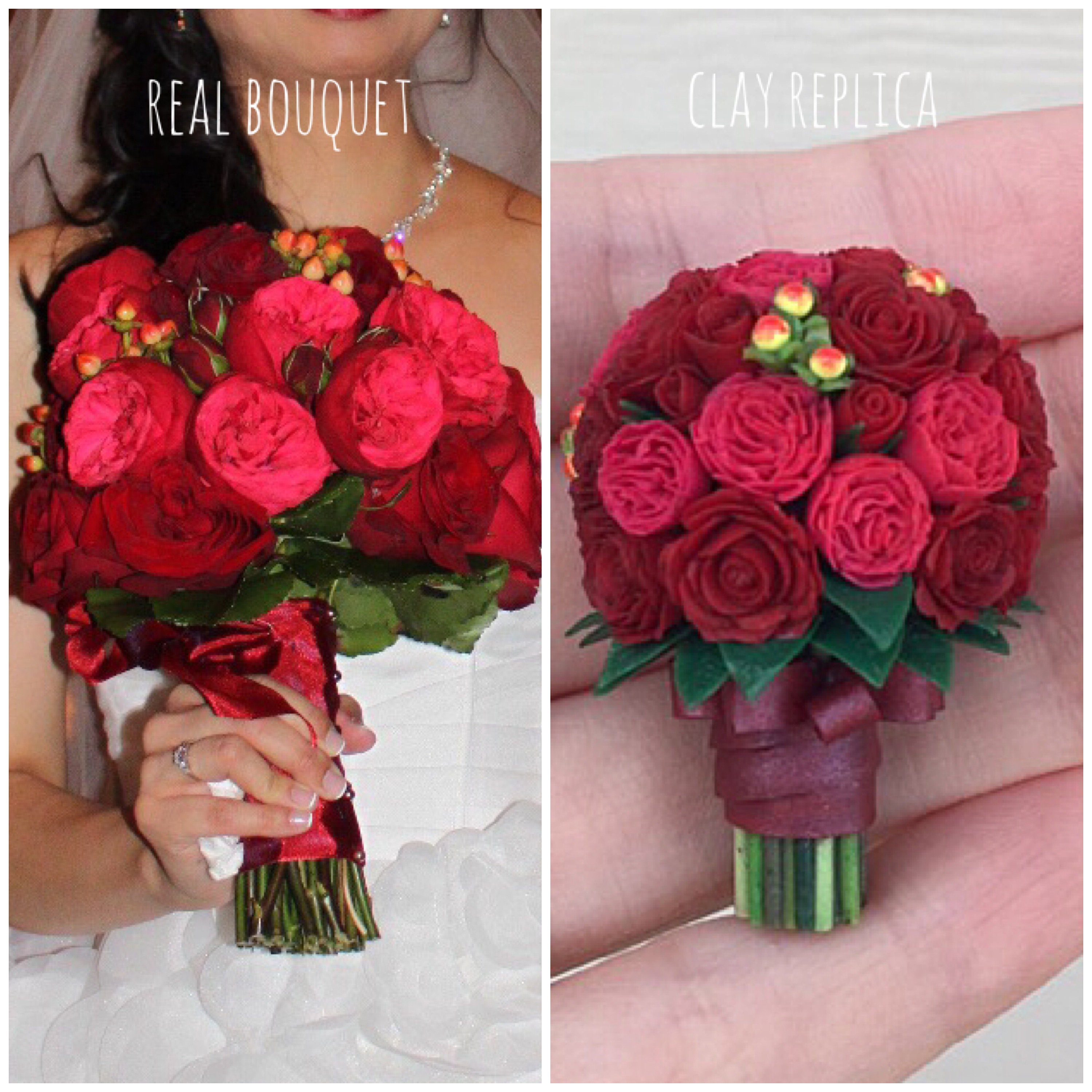 Wedding Cake Replica Wedding Cake Ornament Clay Cake Etsy