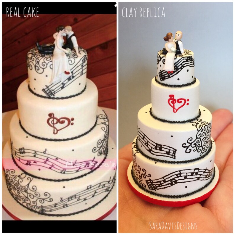 Wedding Cake Replica 1st Anniversary Gift Wedding Cake Etsy