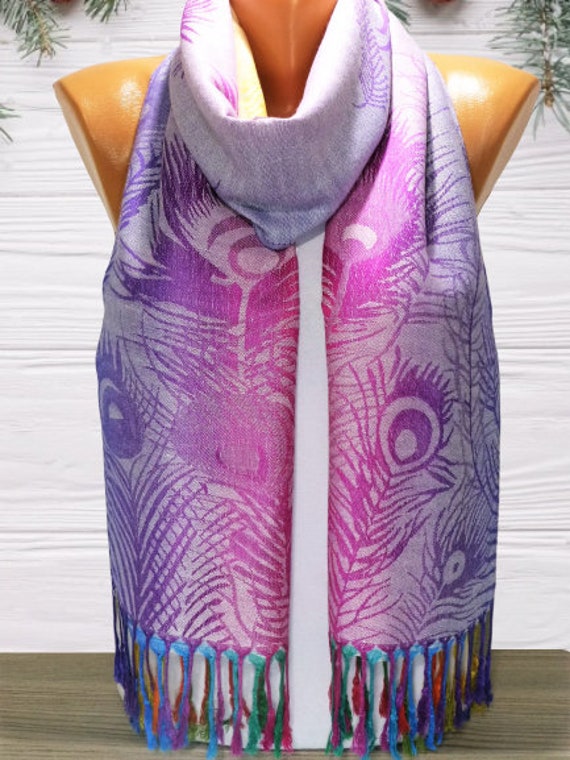printed pashmina scarf