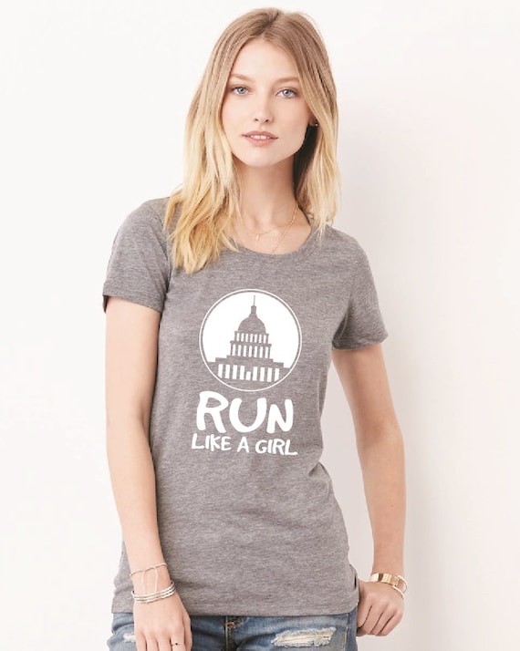 run like a girl t shirt