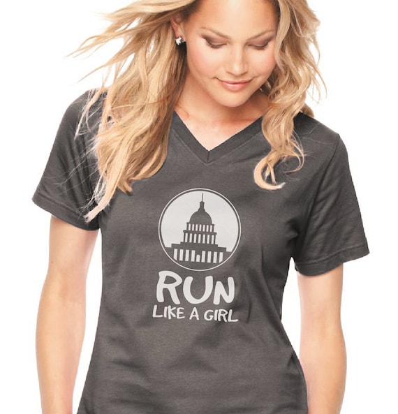 run like a girl t shirt