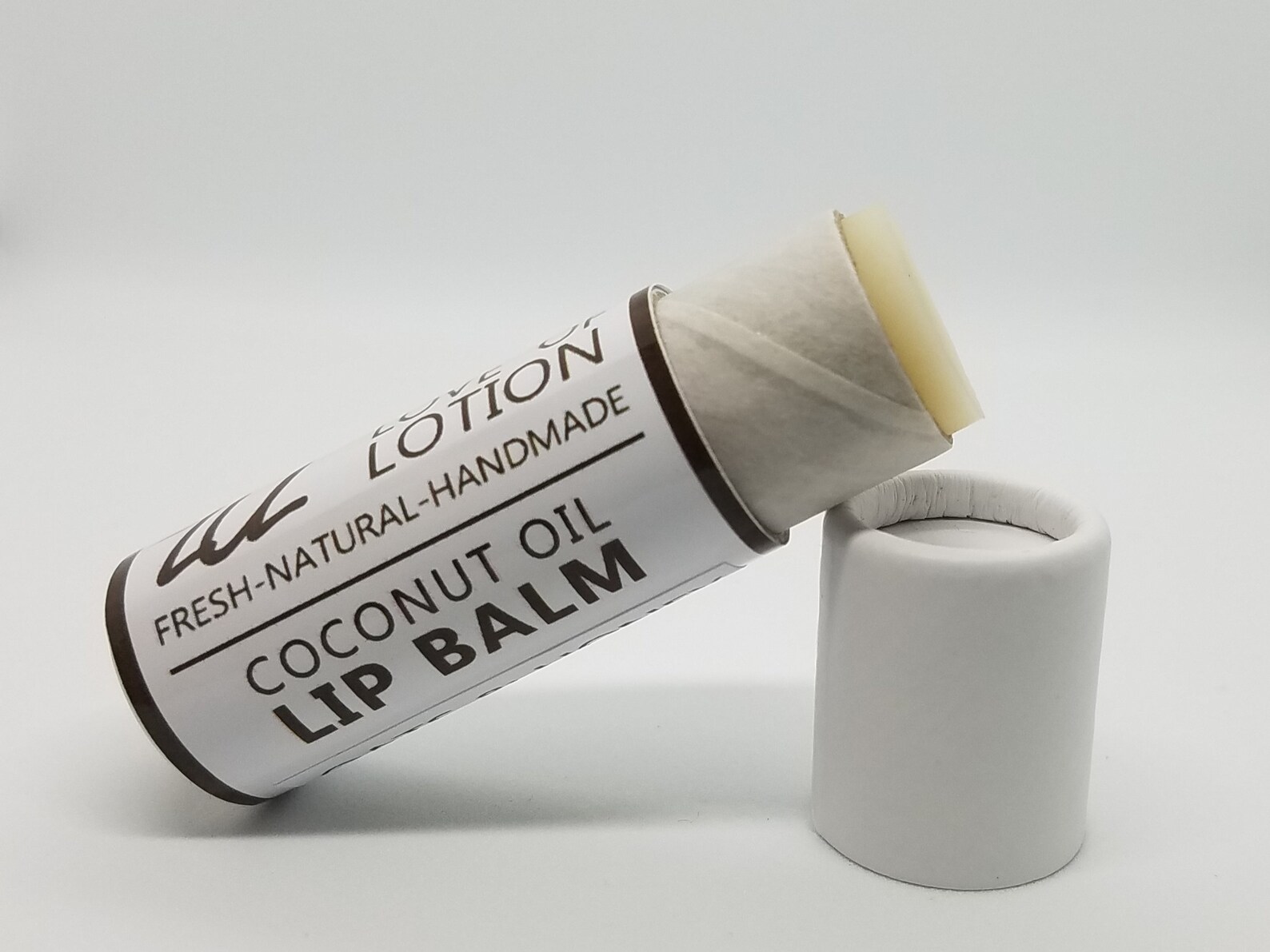 Coconut Oil Lip Balm .3 Oz Paperboard Tube Etsy