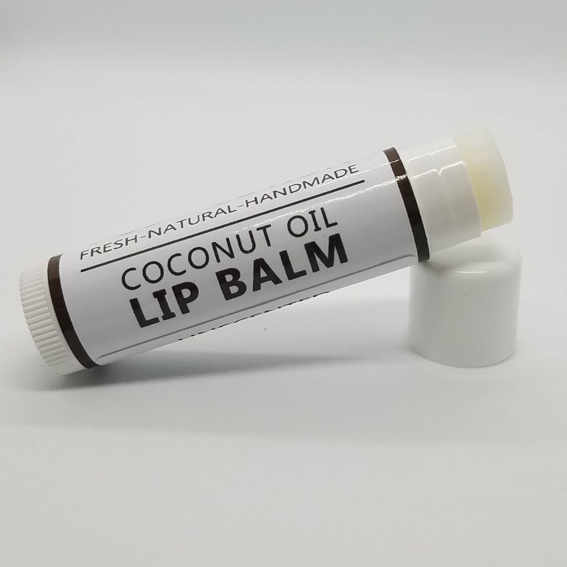 Coconut Oil Lip Balm .15 Oz Plastic Tube Etsy