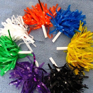 Cheerleading Pom-Poms Made for American Girl Doll, Wellie Wisher or other 14 to 18 inch dolls! Also Dance Team or just Cheering at the Game!