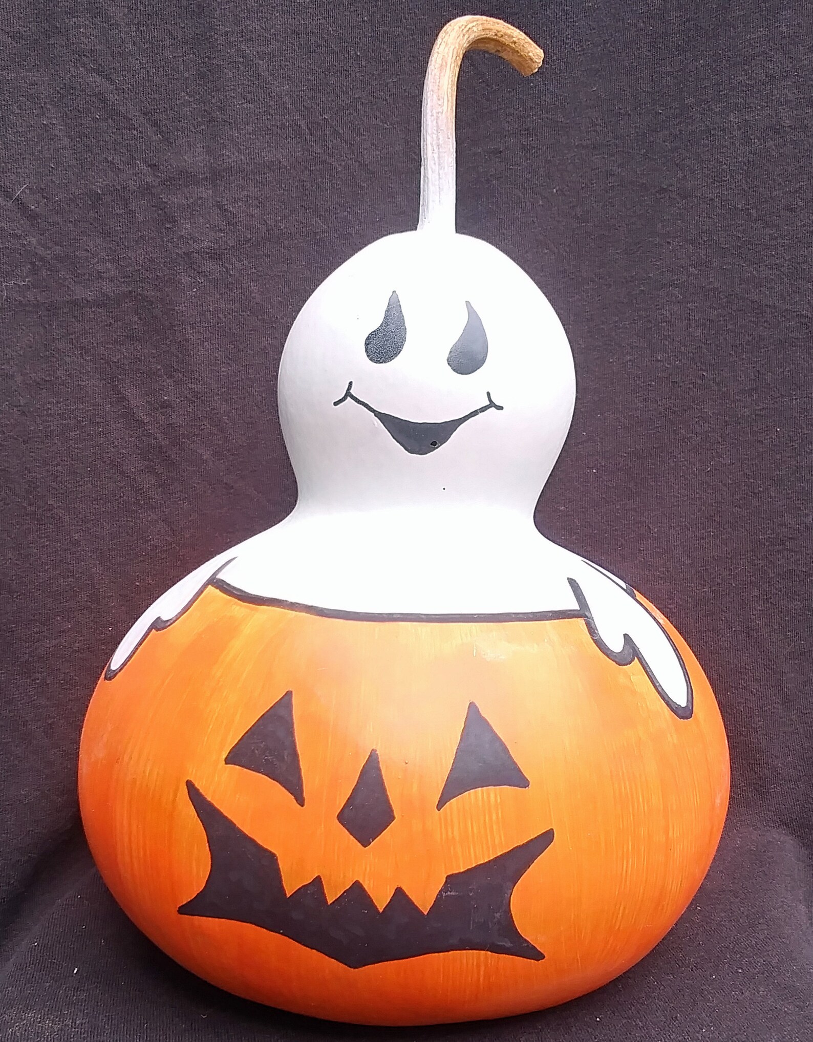 Ghost and Pumpkin Gourd for Halloween Decoration. Natural - Etsy