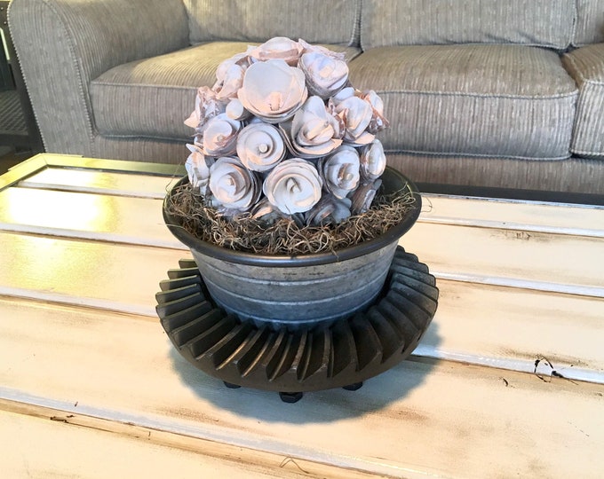 Industrial / Automotive Gear Centerpiece Bowl Display Etsy