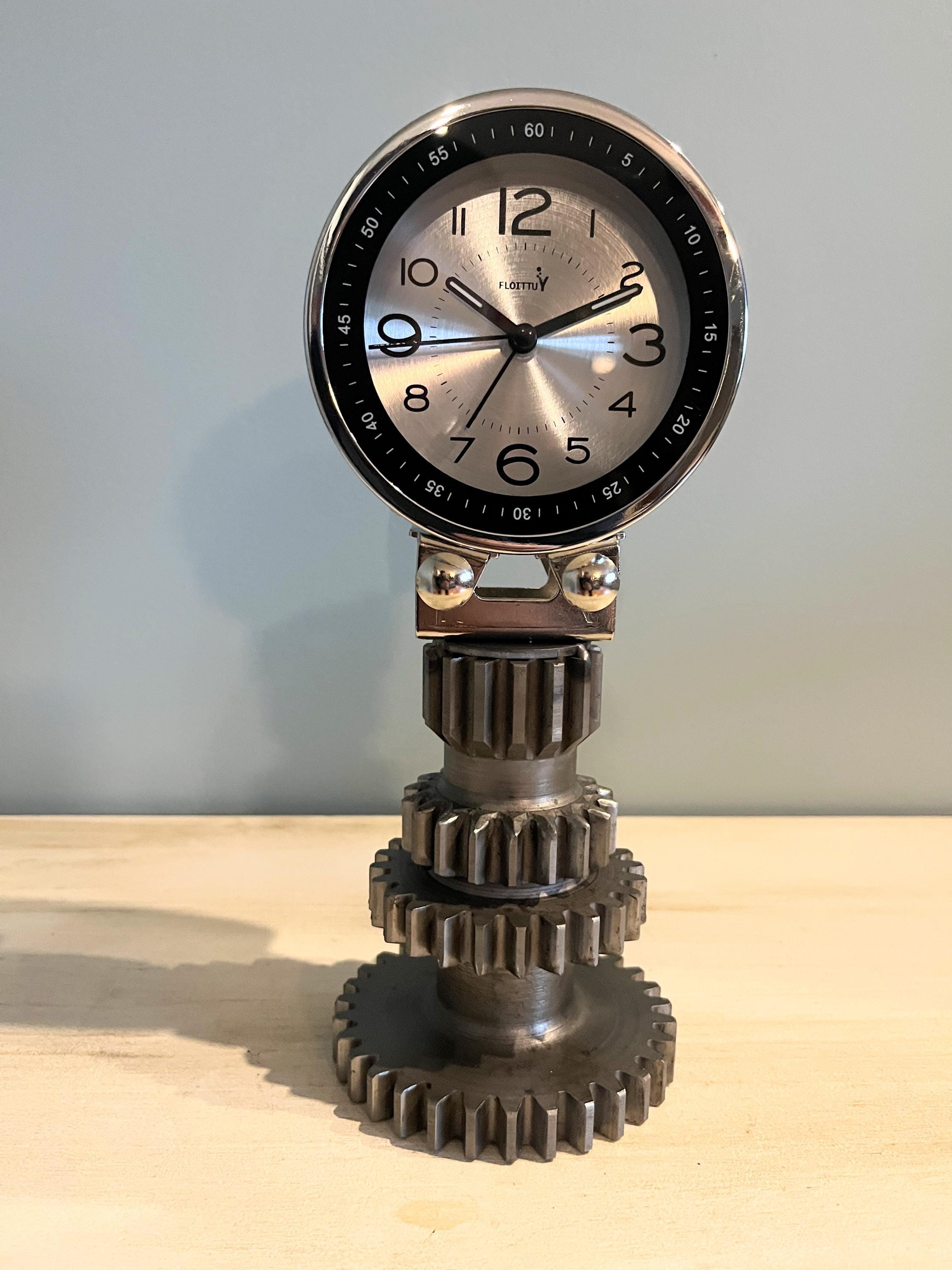 Abstract Clock Automotive Table / Desk Clock - Industrial Automotive - Etsy
