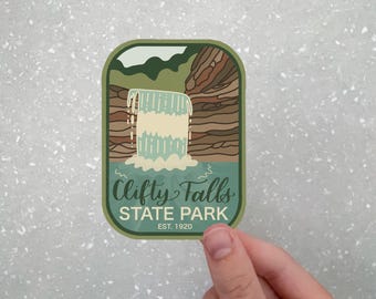 Clifty Falls State Park Sticker | Waterproof Vinyl Decal for Travelers