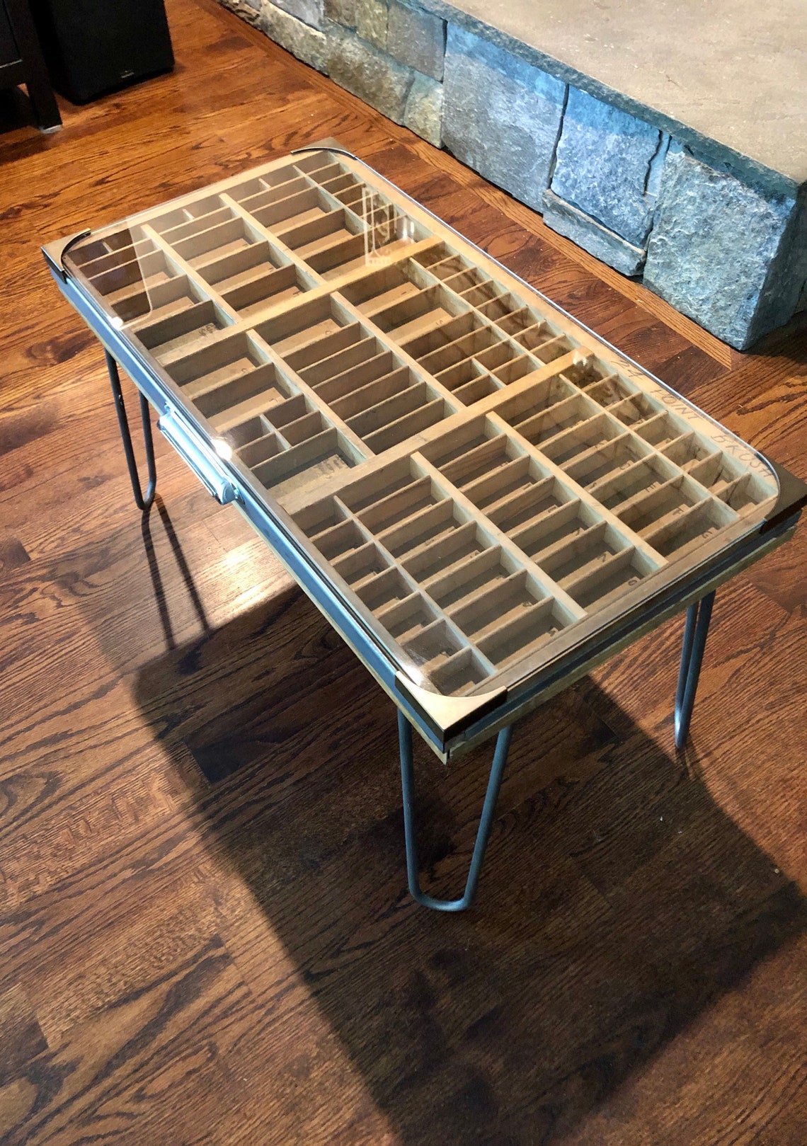 Letterpress Tray Coffee Table Etsy