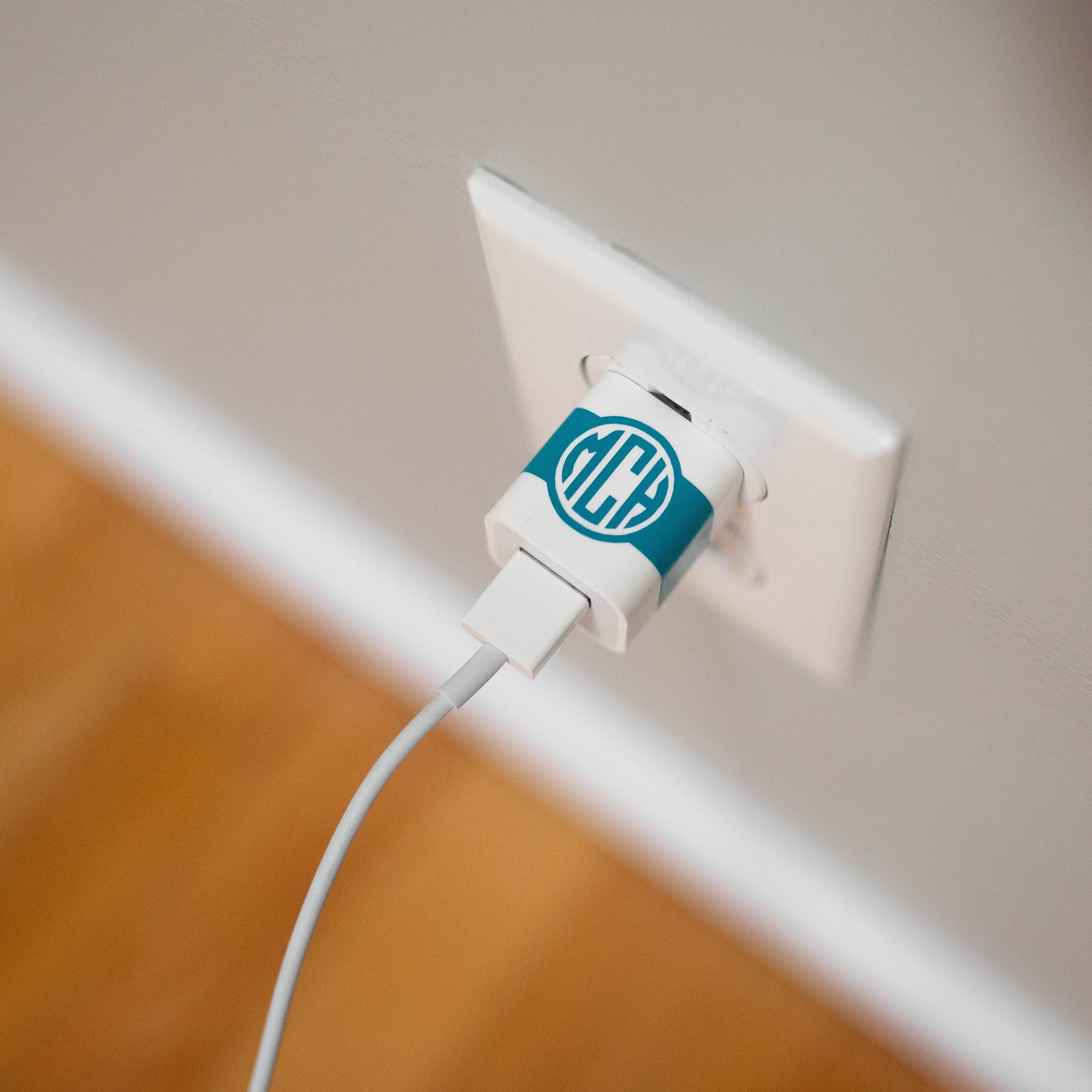 Personalized iPhone Charging Block Monogram