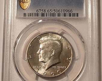 1990 D Kennedy Half Dollar MS65 PCGS GSH