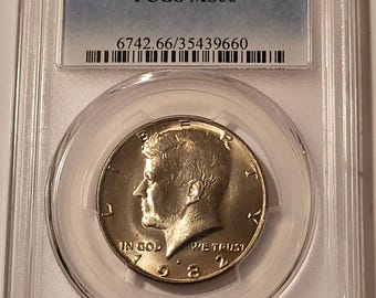 1982 D Kennedy Half Dollar MS66 PCGS