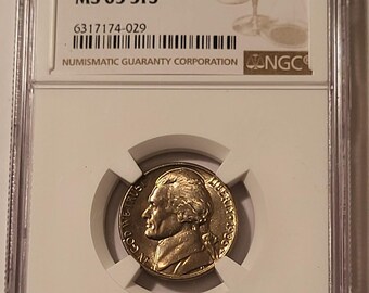 1986 P Jefferson Nickel MS65 5FS NGC Light Toning