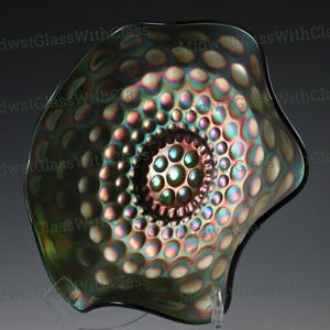 Fenton Green Coin Dot - Etsy