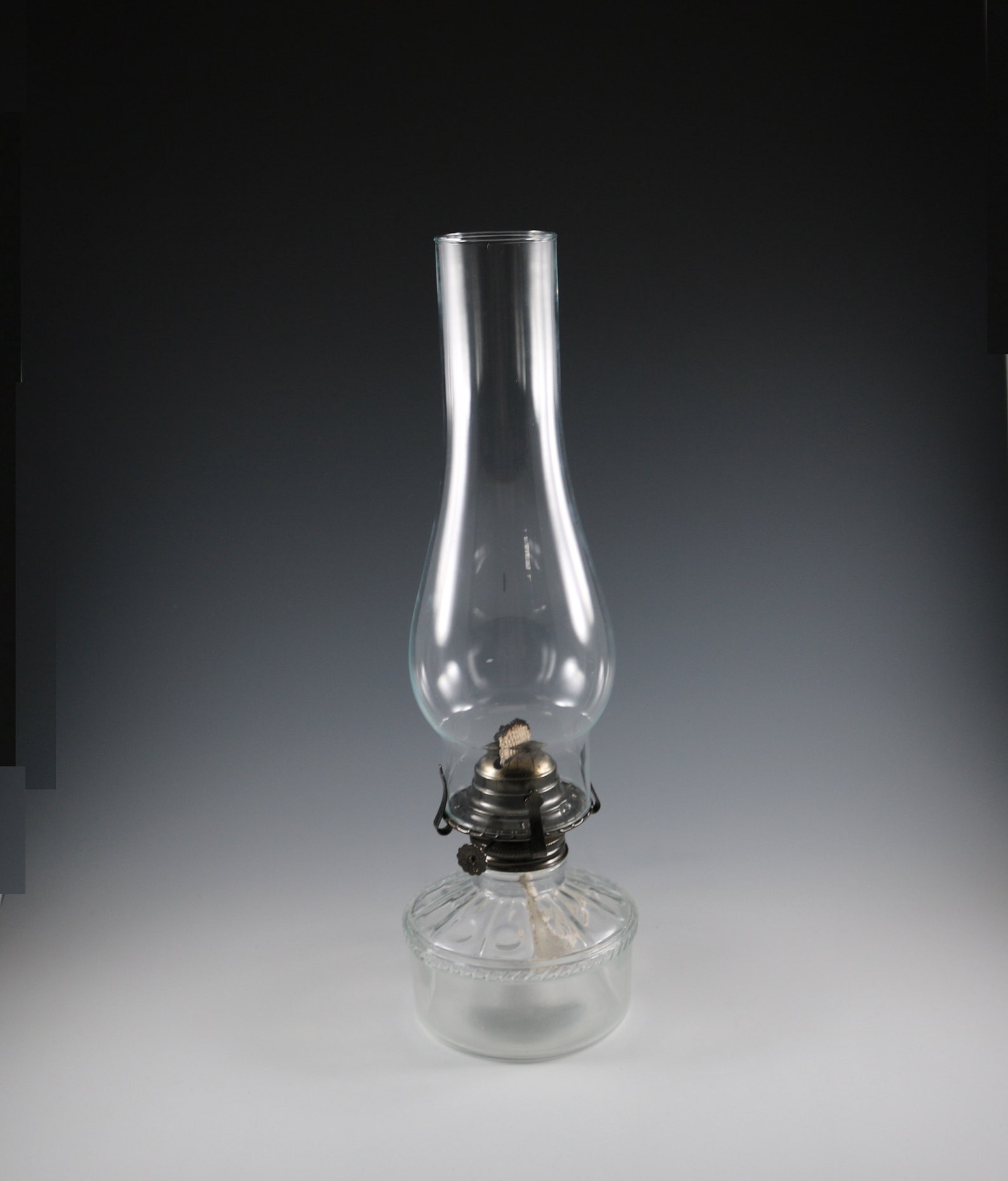 Vintage Handmade Crystal USA Full Sized Oil Lamp - Etsy
