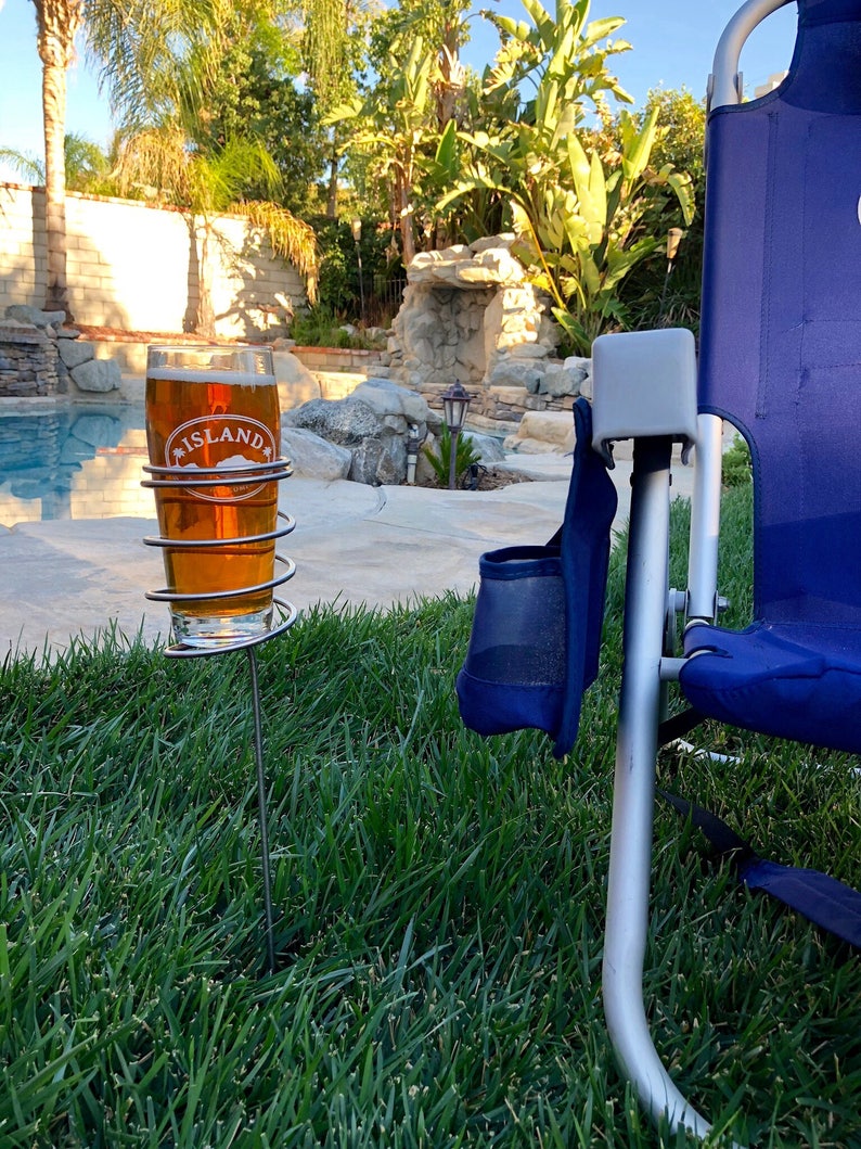 Outdoor drink holder Beer Gift Beer Bottle holder 2 pc set Etsy