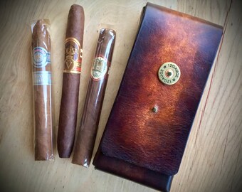 Buffalo Leather Cigar Rest Men/'s Gift Heirloom Quality Cigar Stand Cigar Gift Cigar Rest Cigar Holder