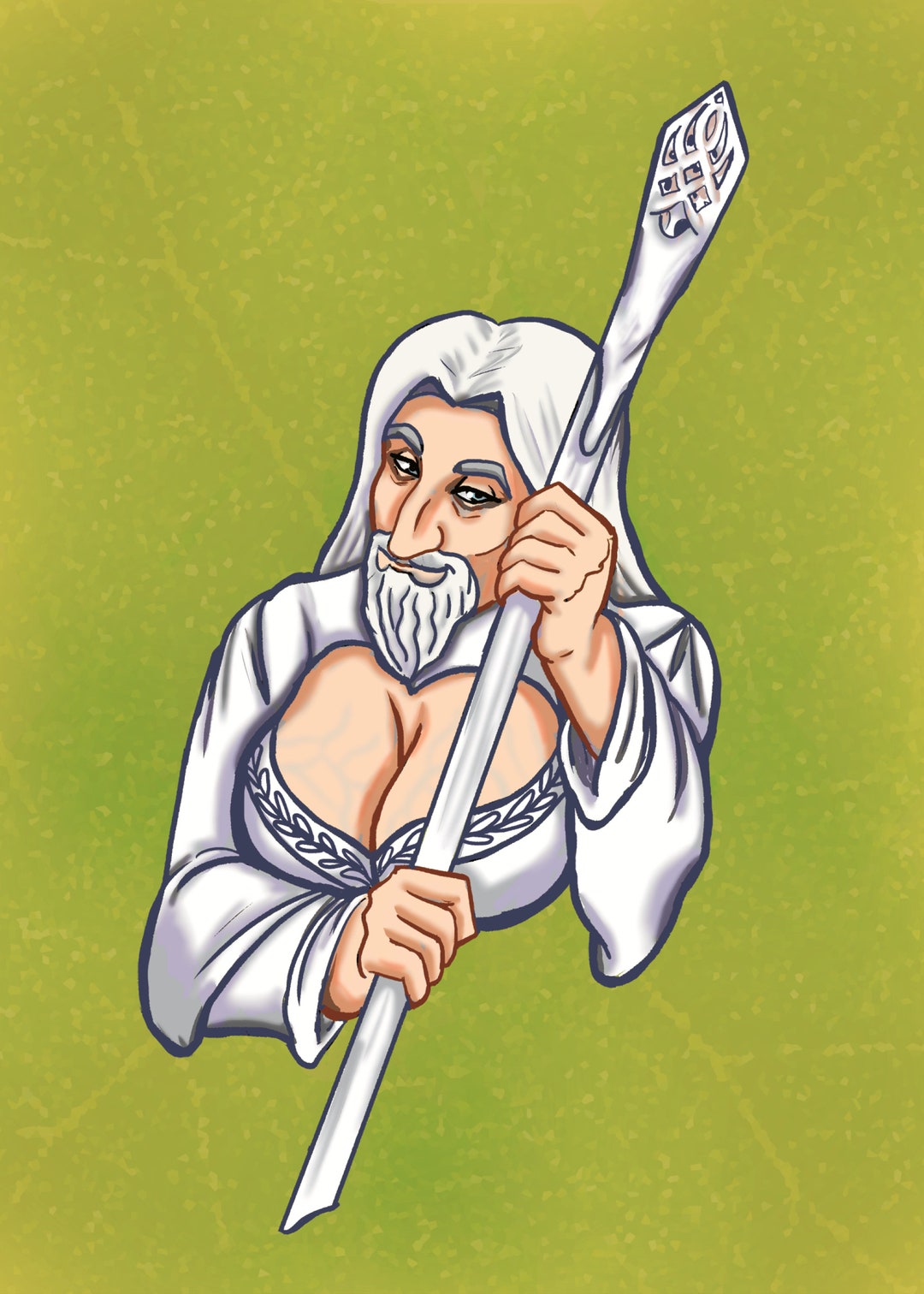 Big Naturals Gandalf Fantasy Wizard Print Etsy big-naturals-gandalf-fantasy-wizard-print-etsy