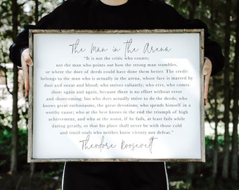 The Man In The Arena Quote