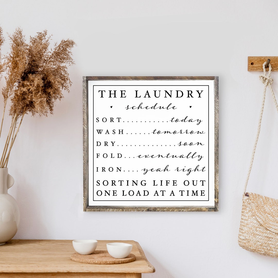 Weekend Forecast Laundry Sign main image 1