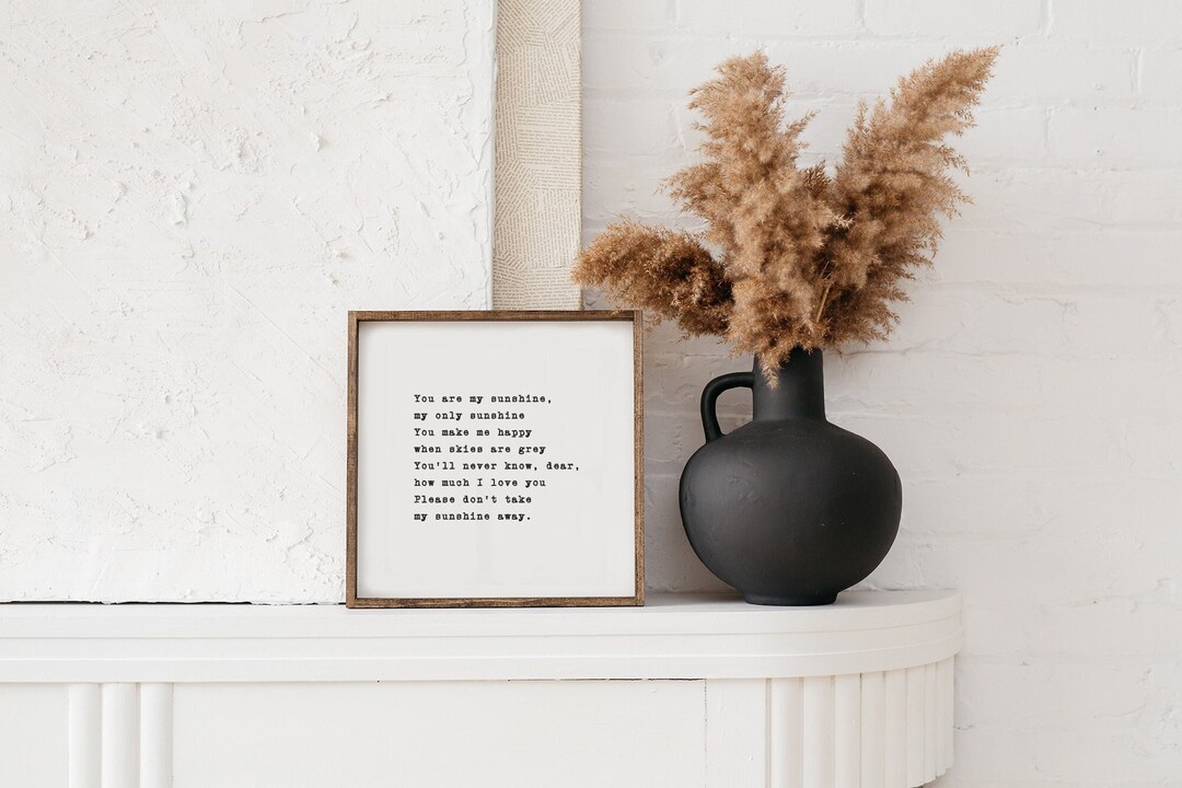 You Are My Sunshine Wood Sign. You Are My Sunshine Wall Art. Sunshine ...