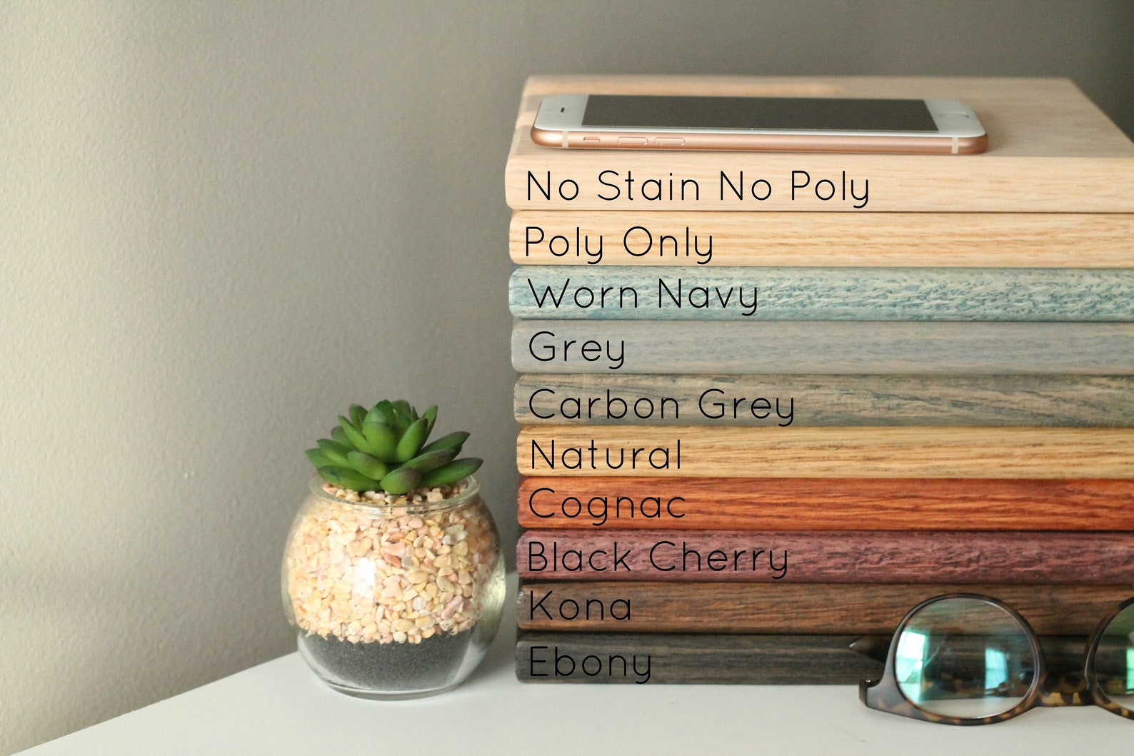 24 Stunden Schiff Eiche Holz Valet Diy Tech Geschenk Etsy