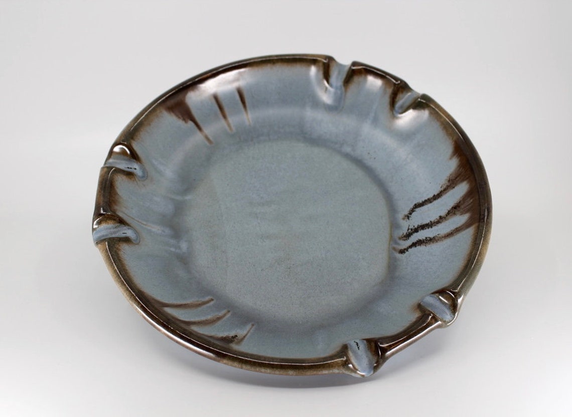 Blue Mountain Pottery Large Ashtray Slate Glaze Canada Etsy