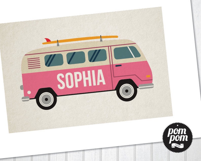 Kombi Name Print PRINTABLE DIGITAL DOWNLOAD image 4