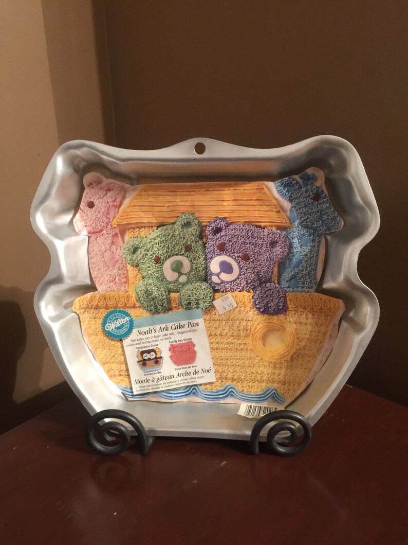 Noah's Ark Cake Pan Wilton Vintage 1999 Etsy