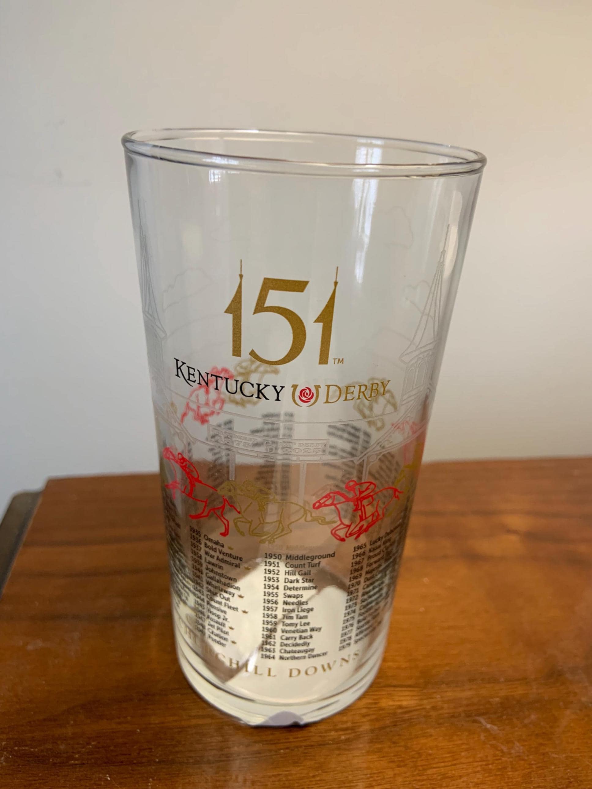 151st Kentucky Derby 2025 Collectible Mint Julep Glass