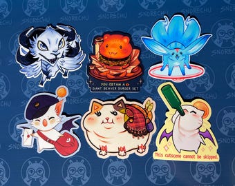 FFXIV Inspired Minion Stickers
