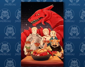 Dungeon Meshi 11 x 17 Print