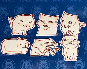 Ew Cat Stickers