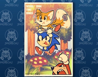 Sonic 3 & Knuckles 11 x 17 Print