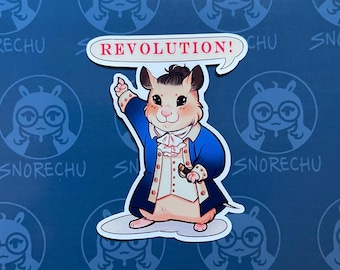 Alexander Hamsterton Sticker