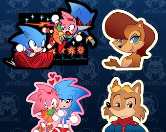 Classic Sonic Stickers Series 2
