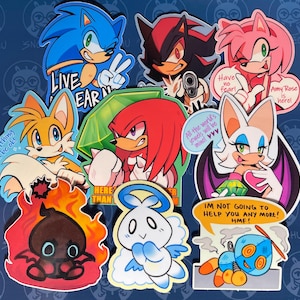 Sonic Adventure 2 Battle Stickers + Chao!