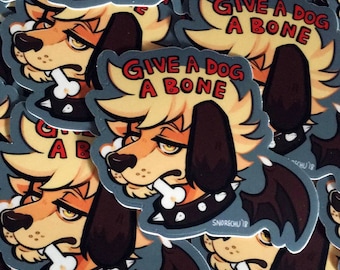 Give A Dog A Bone Sticker