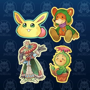 Legend of Mana Seiken Densetsu Inspired Stickers