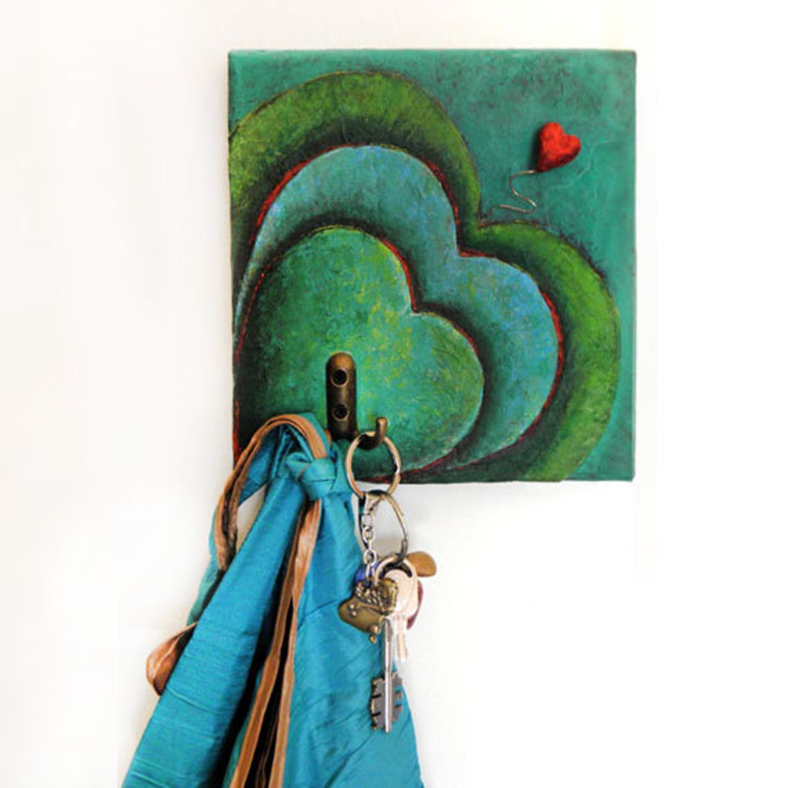 House Key Holder Wall Key Holder Entryway Key Rack Etsy