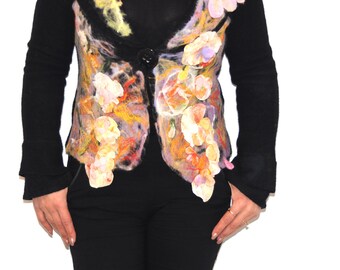 Veste en lainage rouge feutrée, manteau de feutre rouge pour femme, cadeau de la Saint Valentin, les vêtements feutrés, veste en laine mérinos, veste Veste en lainage rouge feutrée, manteau de feutre rouge pour femme, cadeau de la Saint Valentin, les vêtements feutrés, veste en laine mérinos, veste