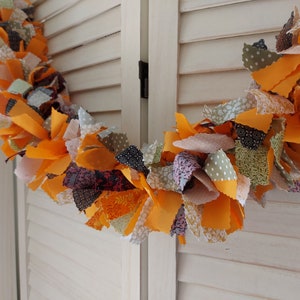 Diy Fall Rag Garland Autumn Rag Garland, Fall Garland - Etsy