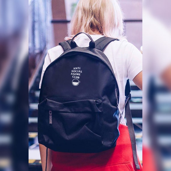Anime Club Hands Backpack Simple 
